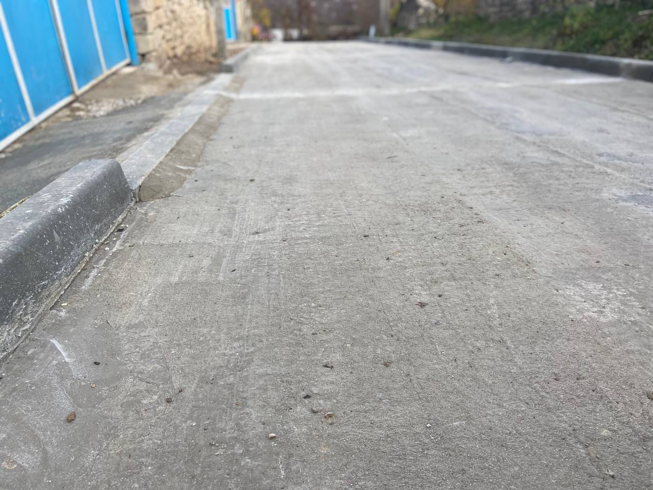Construcția drumului din beton s. Mașcăuți, r-nul Criuleni