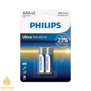 Baterie electrică ultra alcaline Philips AAA 2 buc
