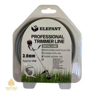 Fir pentru trimer 3 mm, 15 m, Metal Line