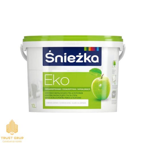 Vopsea emulsie eko-sniezka bază acril, 1 L