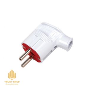 Fișă euro cu împămîntare 90° 16 A 250 V