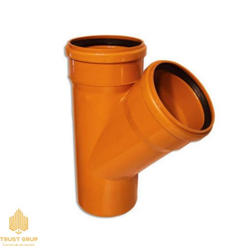 Ramificație diametrul 160x110 mm 45° (oranj) Valrom