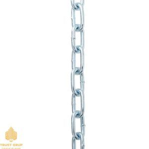Lanț zincat 4 mm cu verigă scurtă