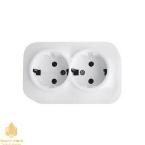 Priză aplicată dublă c/p 16 A