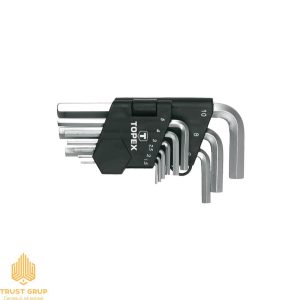 Set de chei hexagonale scurte Topex, 1,5-10 mm