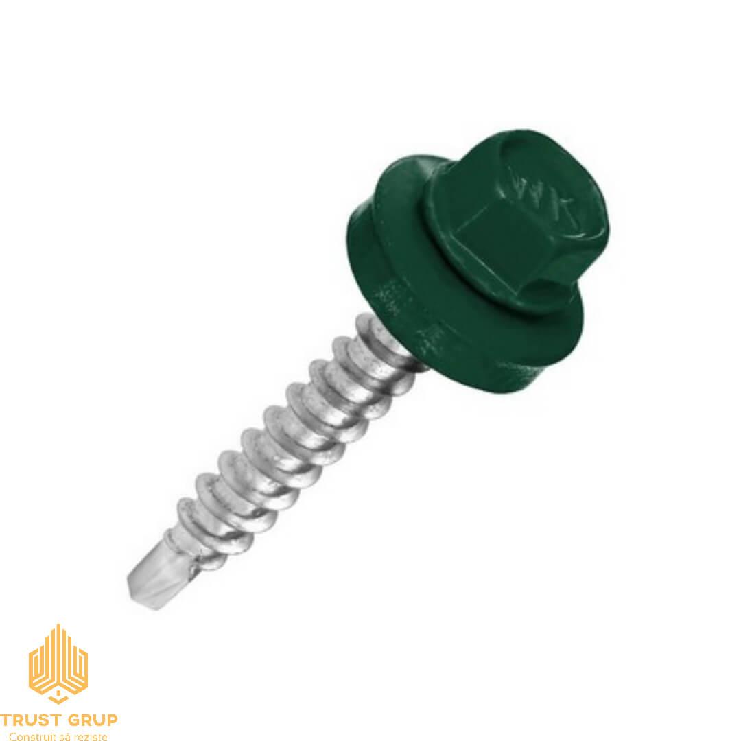 prd249511_1.jpg Șurub zincat pentru metal 4.8x25 mm (verde)