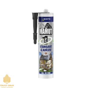 Adeziv etanșant universal negru Mamut 2 in 1, 290 ml