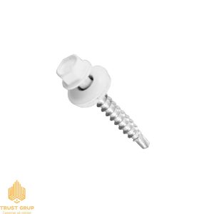 Șurub pentru metal 4.8x25 mm, RAL 9003 alb