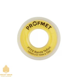 Bandă din teflon pentru etanșare 10m x 12mm
