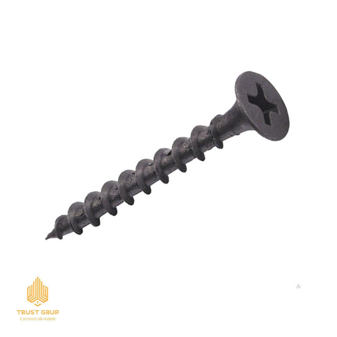 prd181256_1.jpg Șurub pentru rigips cu filet rapid pentru lemn 4.2x70 mm, 50 bucăți