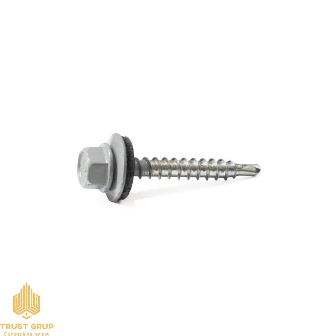 prd251140_1.jpg Șurub pentru lemn 4.8x35 mm, RAL 7024 gri