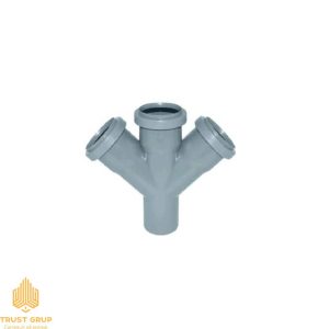 Cruce PP canalizare, d. 50x50x50/45 (gri)