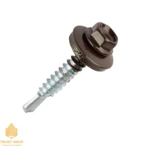 Șurub zincat pentru metal 4.8x25 mm (cafeniu)