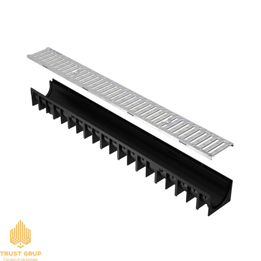 prd335427_1.jpg Rigolă Axhell For U oțel galvanizat, plastic,15/100 mm