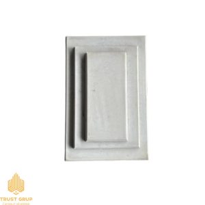 Capac pentru gard 31/44 cm, Nr. 6, gri