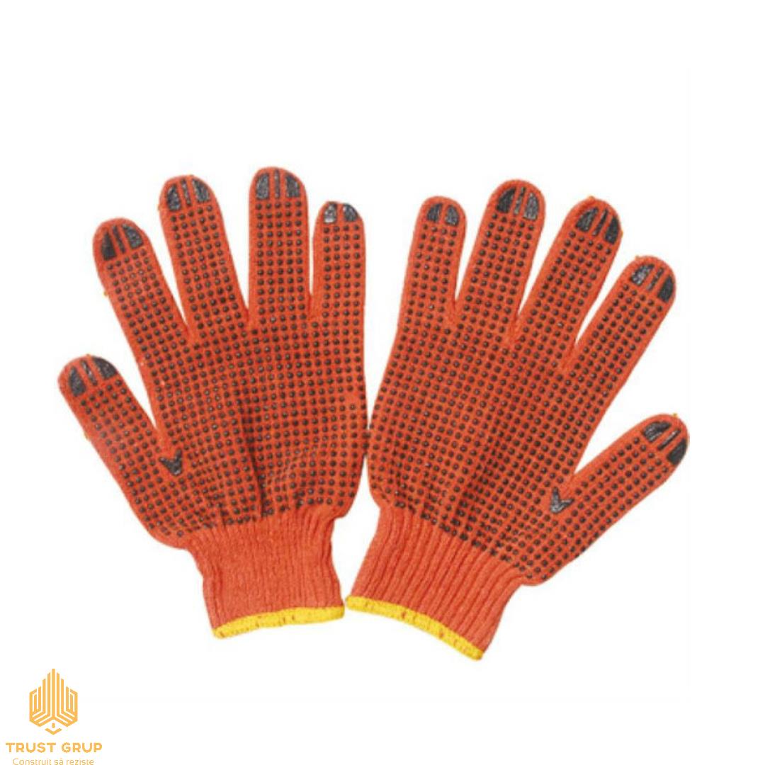prd185667_1.jpg Mănuși din bumbac orange cu puncte negre