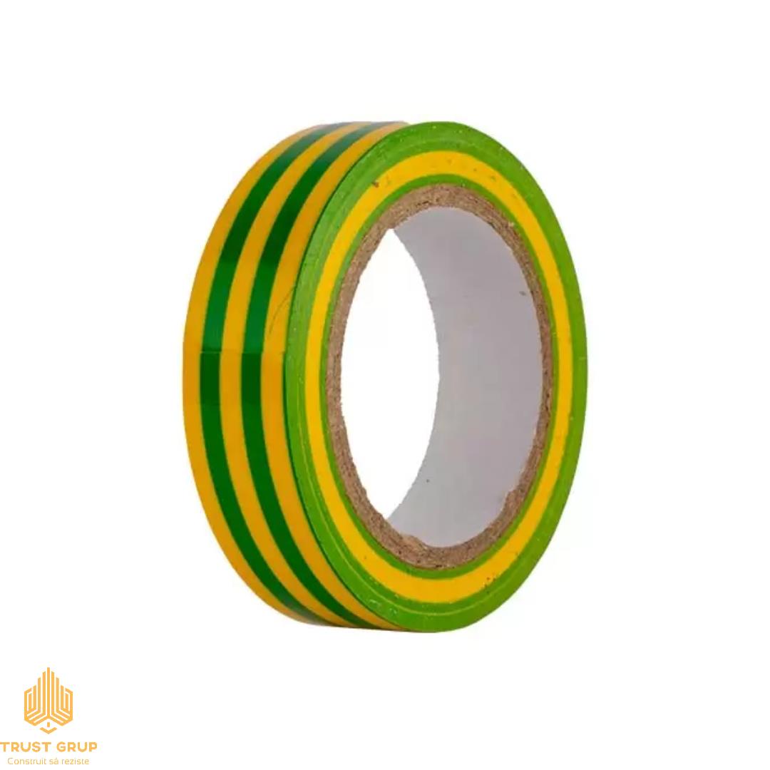prd200681_1.jpg Bandă electroizolantă 20m x 19mm x 0.13mm (Galben/verde)