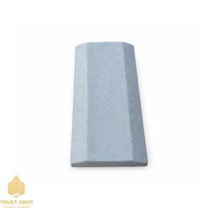 Capac pentru gard 29/42 cm, Nr. 1, gri